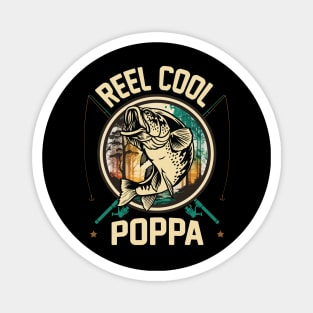 Reel Cool Poppa Fishing Gift Magnet